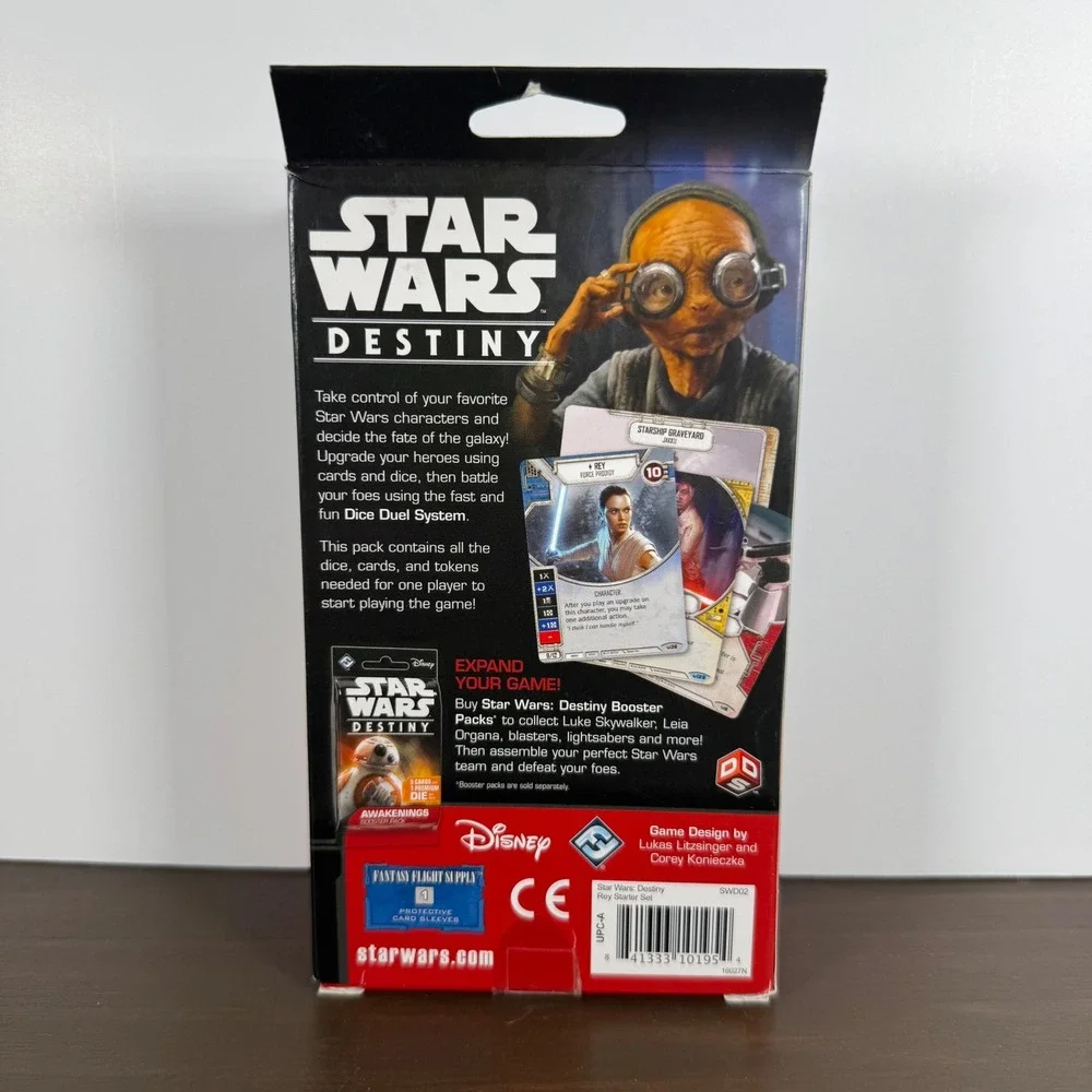 Star Wars Destiny Rey Starter Set Dice Card Game SWD02 Fantasy Flight New